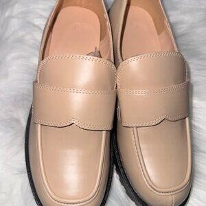 Beige Loafers